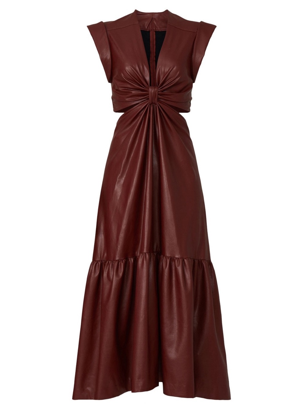 A.L.C. Alexandria Cut-Out Faux Leather Dress - Picture 5 of 12